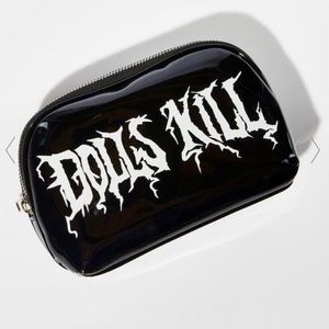 Dollskill brand makeup/travel bag